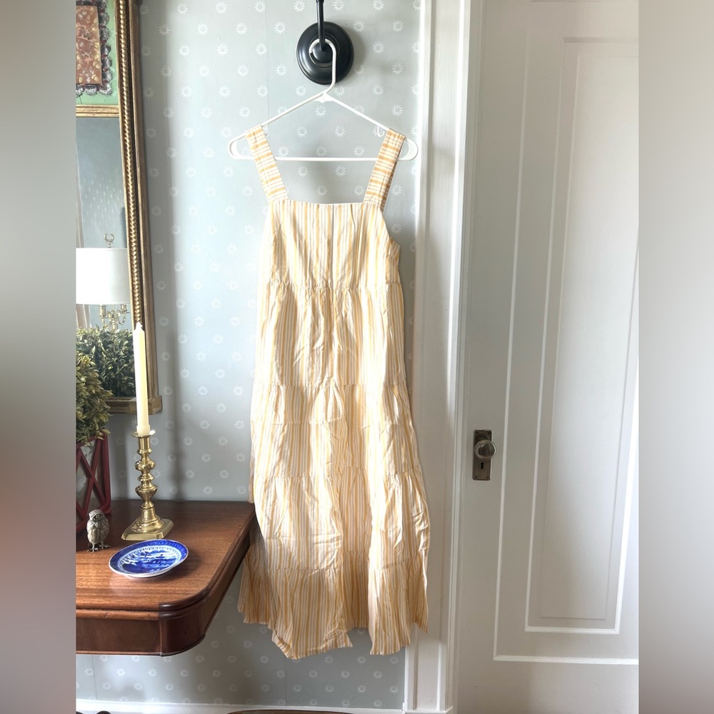 MADEWELL Striped Yellow Sundress